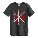 Dead Kennedys: Logo Amplified Vintage Charcoal Small T Shirt