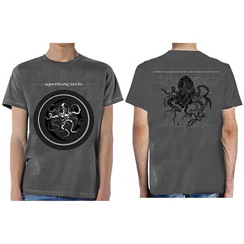 A Perfect Circle Unisex T-Shirt: Octocircle 2018 (Back Print/Ex Tour) (Small)
