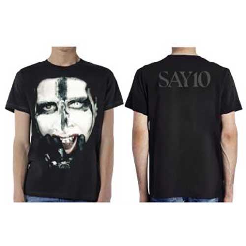 Marilyn Manson Unisex T-Shirt: Kill For Me (Back Print/Ex Tour) (Small) - 2