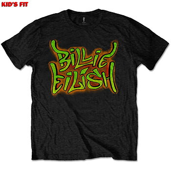 Billie Eilish Kids T-Shirt: Graffiti (12-13 Years)