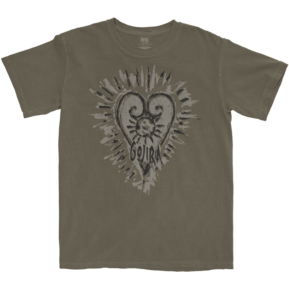 Gojira Unisex T-Shirt: Fortitude Heart (Medium)