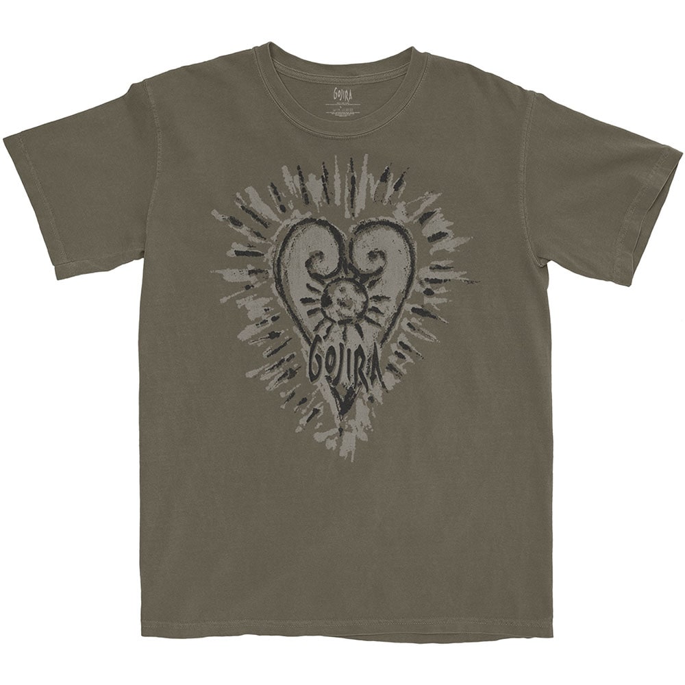 Gojira Unisex T-Shirt: Fortitude Heart (Large)