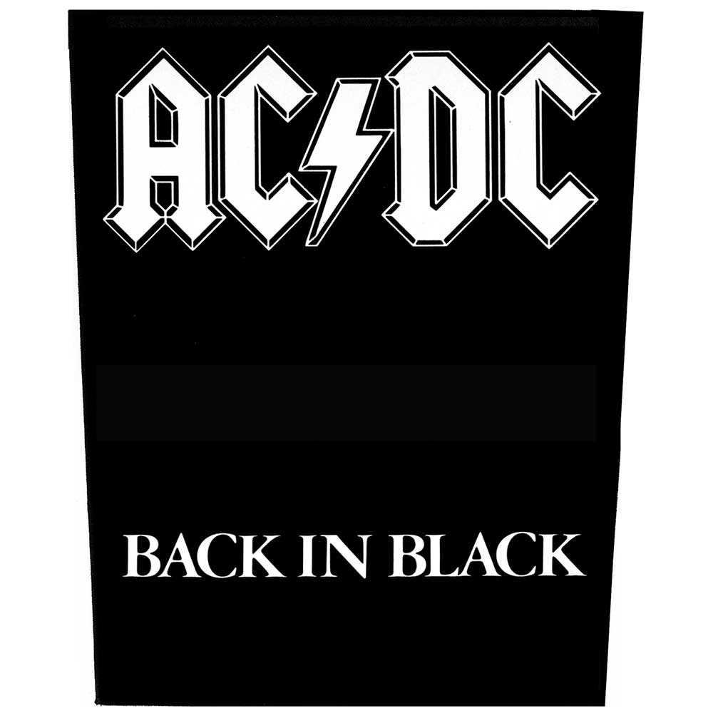 AC/DC Back Patch: Back in Black - 2