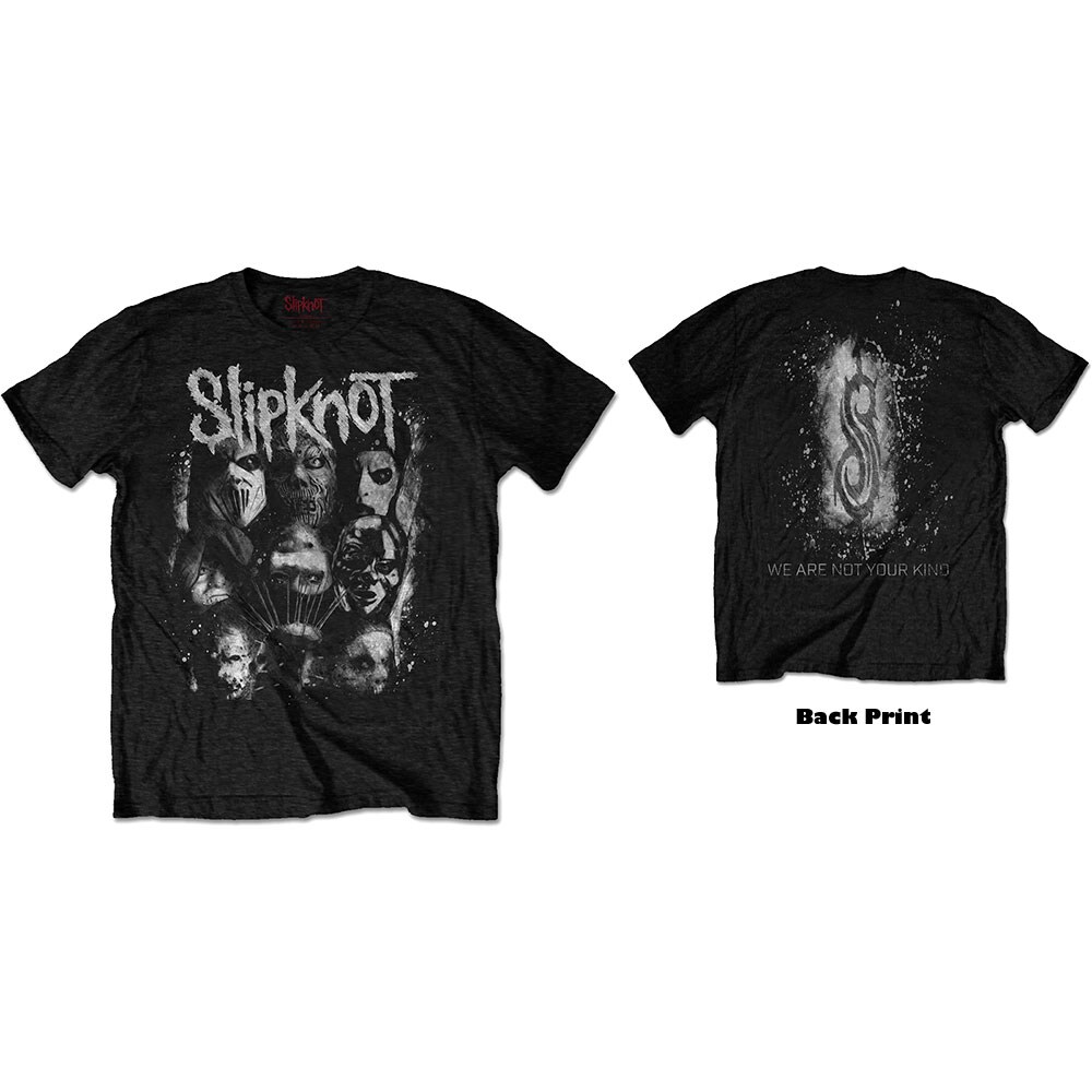 Slipknot Unisex T-Shirt: WANYK White Splatter (Back Print) (Small)