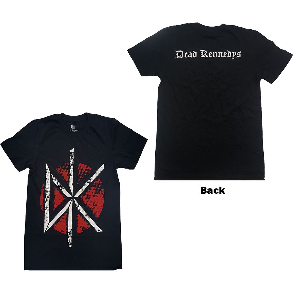 Dead Kennedys Unisex T-Shirt: Vintage Logo (Back Print) (Medium) - 2