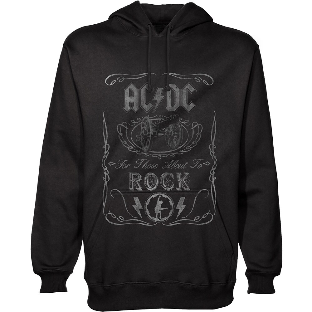 AC/DC Unisex Pullover Hoodie: Cannon Swig (Large) - 2
