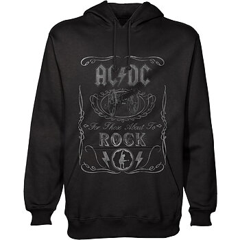 AC/DC Unisex Pullover Hoodie: Cannon Swig (Large)