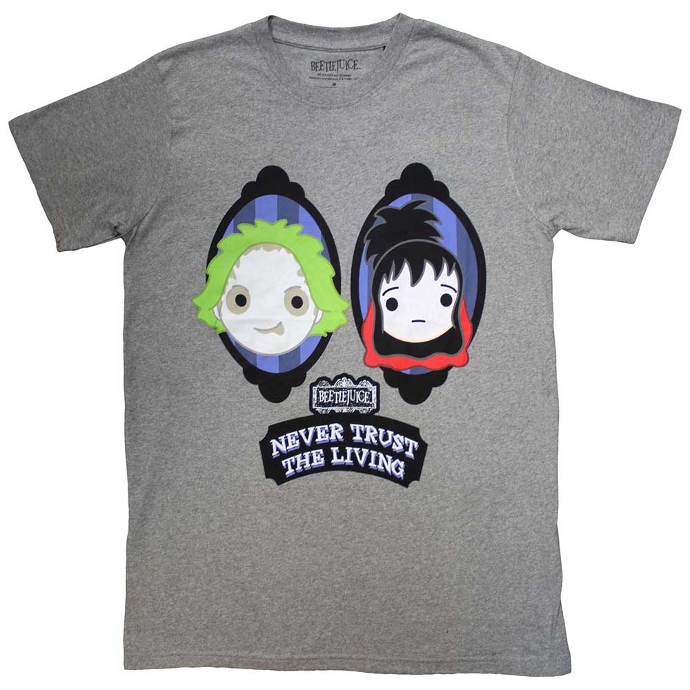 Beetlejuice Unisex T-Shirt: Never Trust The Living (Large)