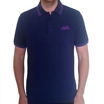 Black Sabbath Unisex Polo Shirt: Wavy Logo (Medium)