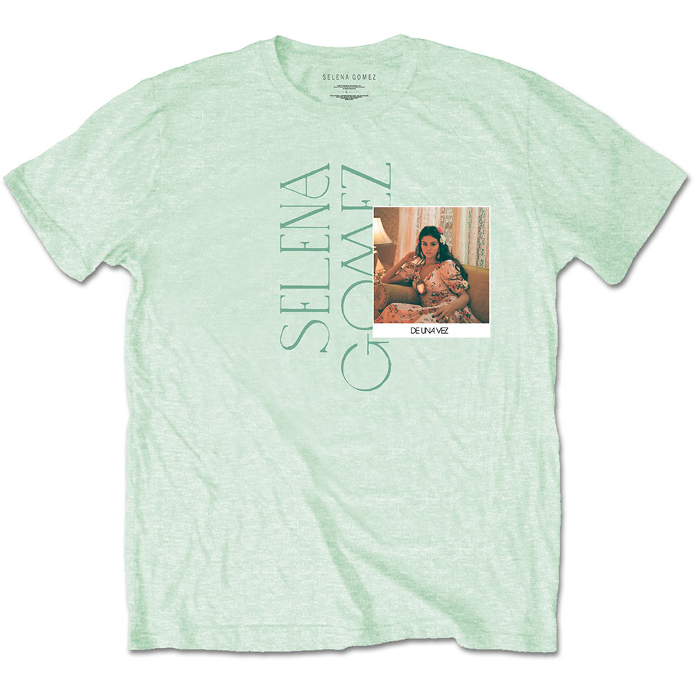 Selena Gomez Unisex T-Shirt: Polaroid (X-Large)