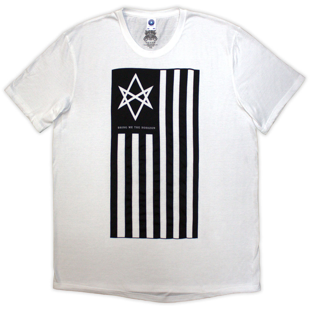Bring Me The Horizon Unisex T-Shirt: Antivist (White) (Large)