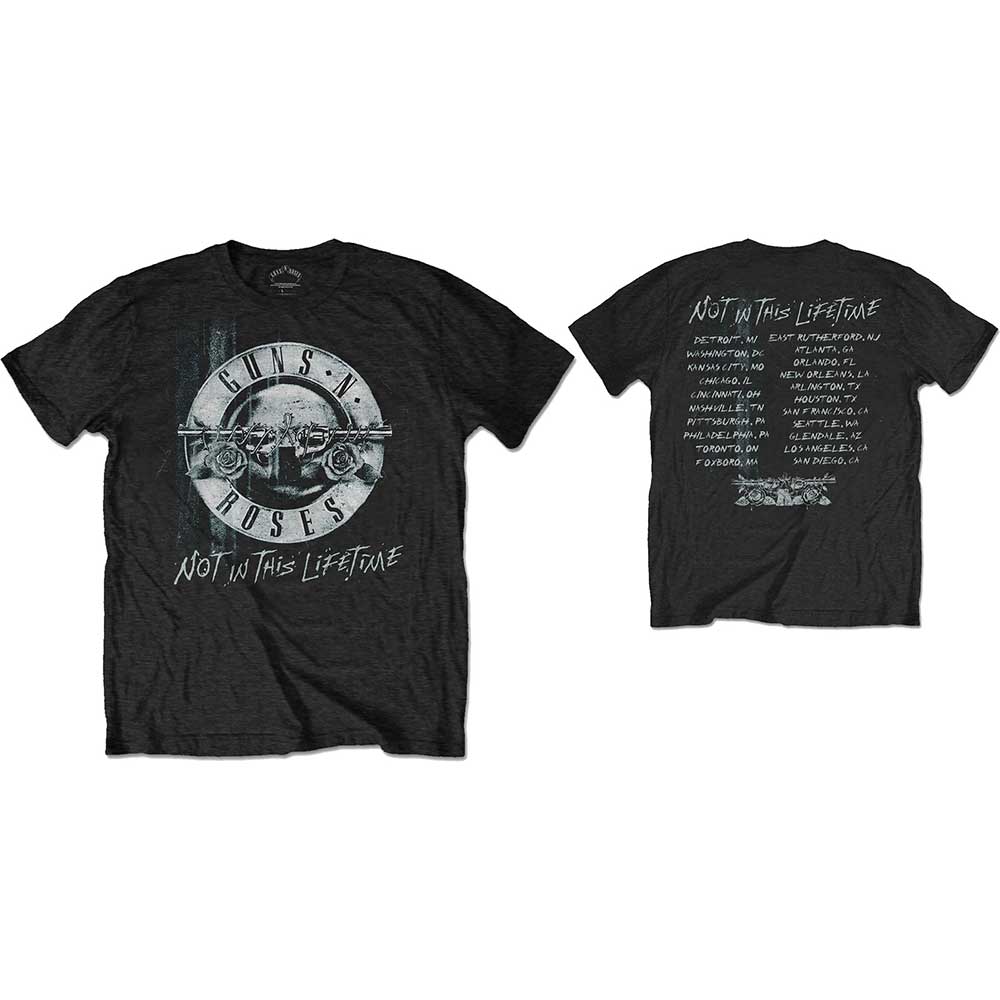 Guns N' Roses Unisex T-Shirt: Not in this Lifetime Tour Xerox (Back Print) (Medium) - 2