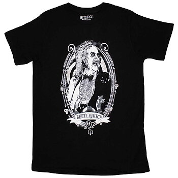 Beetlejuice Unisex T-Shirt: Beetle Frame (Medium)