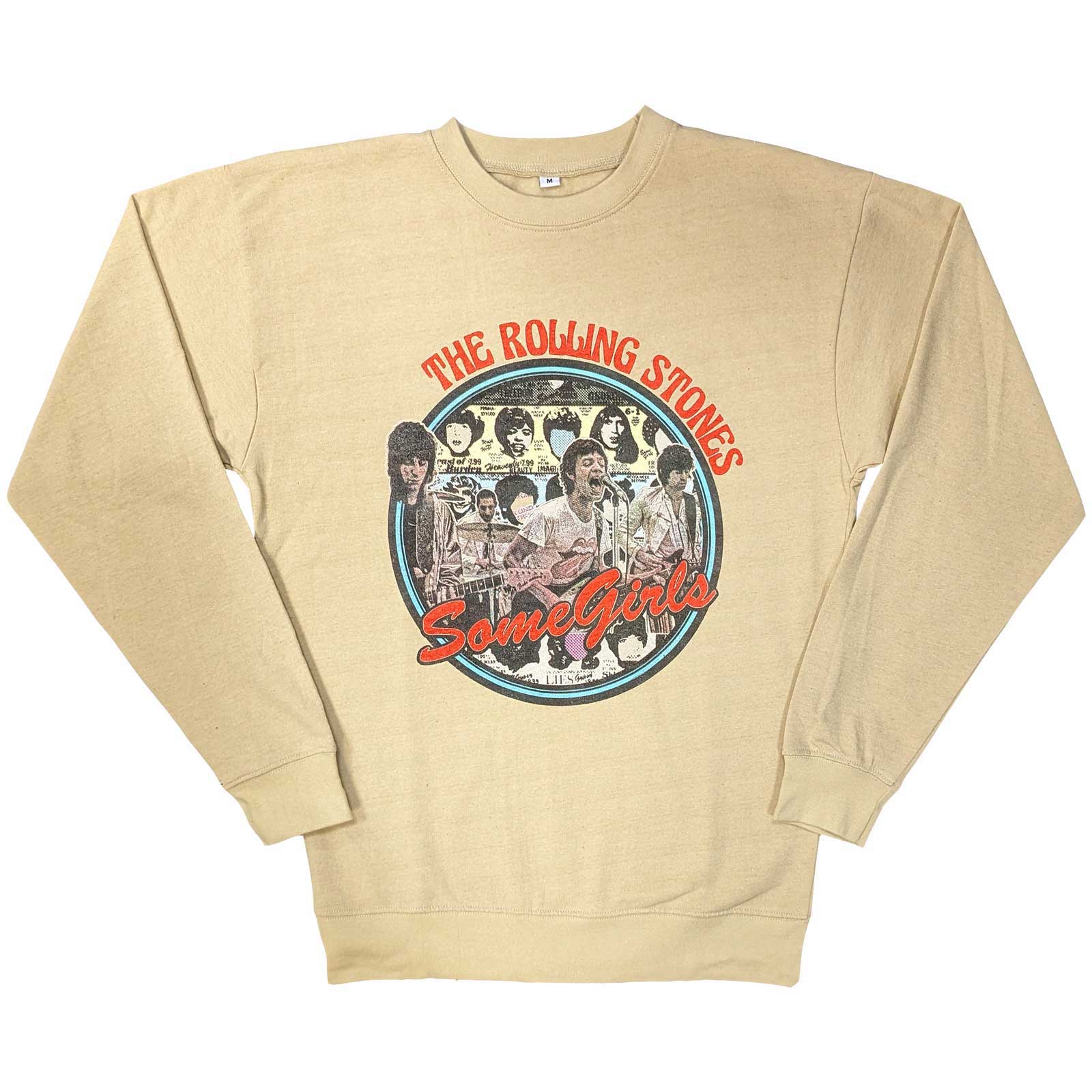 The Rolling Stones Unisex Sweatshirt: Some Girls Circle (Large)