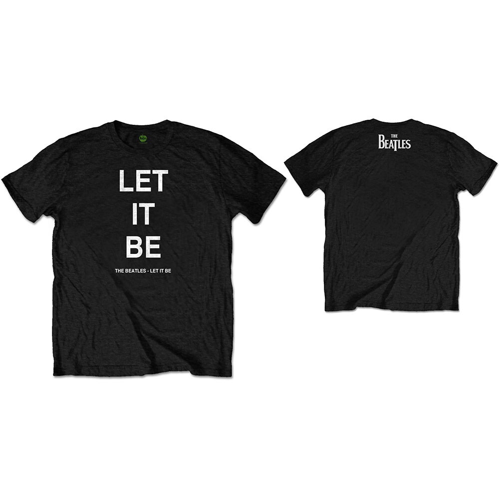 The Beatles Unisex T-Shirt: Let It Be (Back Print) (Medium) - 2