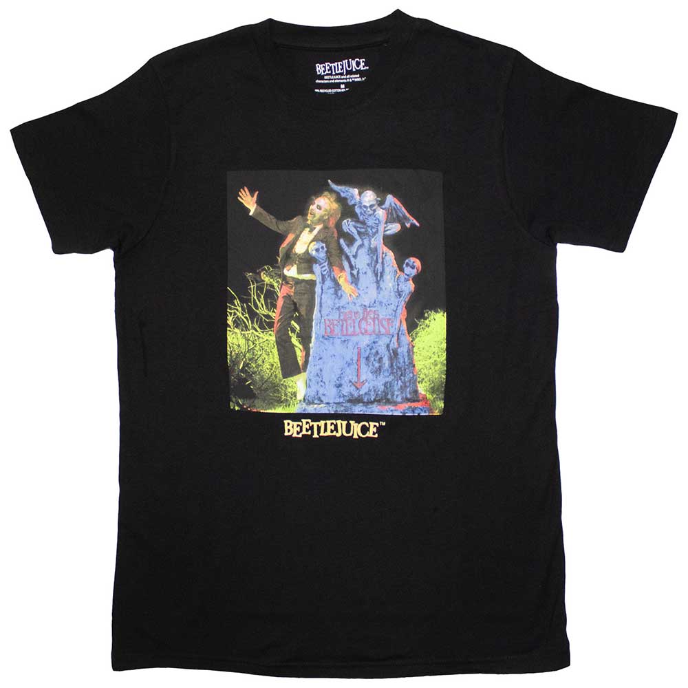 Beetlejuice Unisex T-Shirt: Grave (Large)