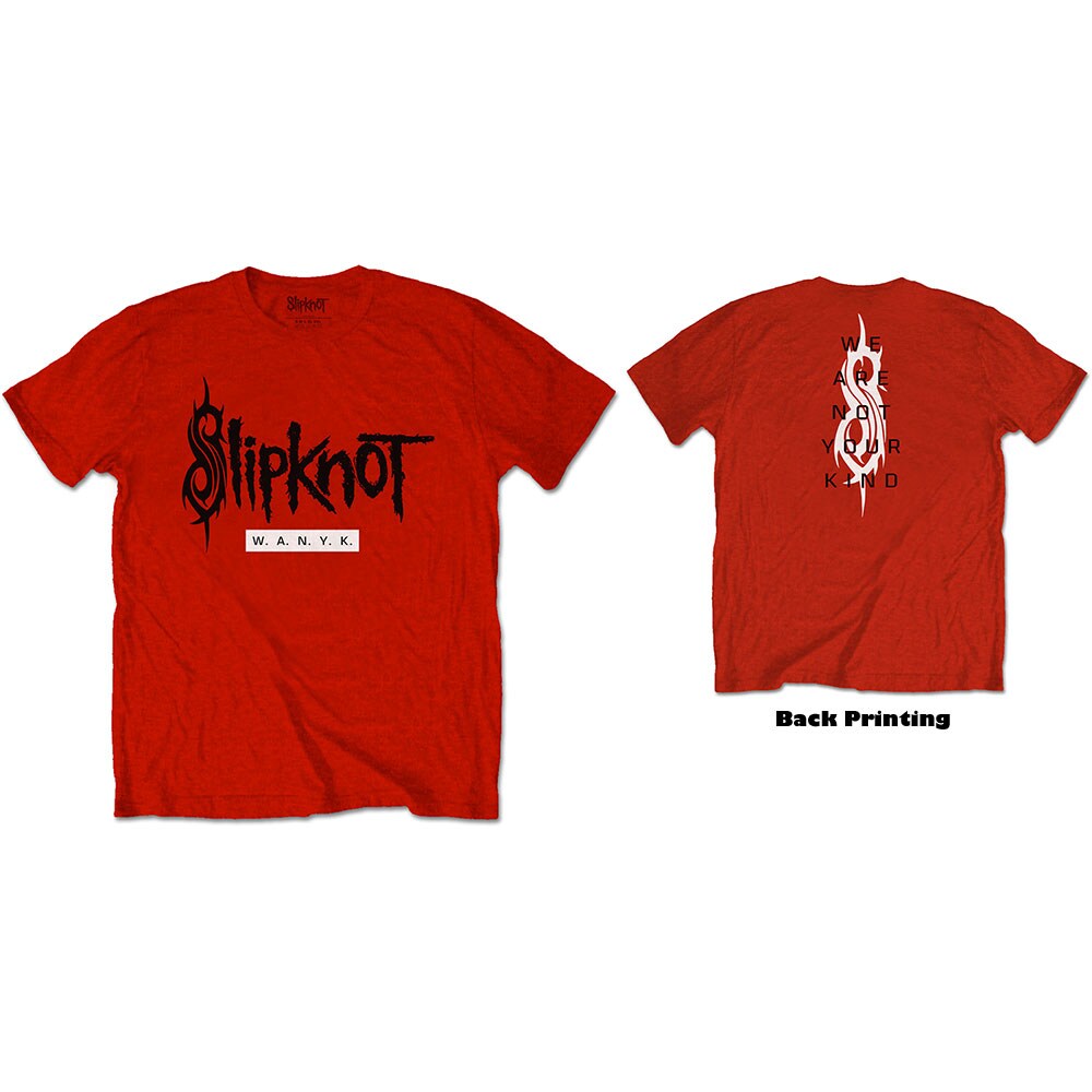 Slipknot Unisex T-Shirt: WANYK (Back Print) (X-Large)