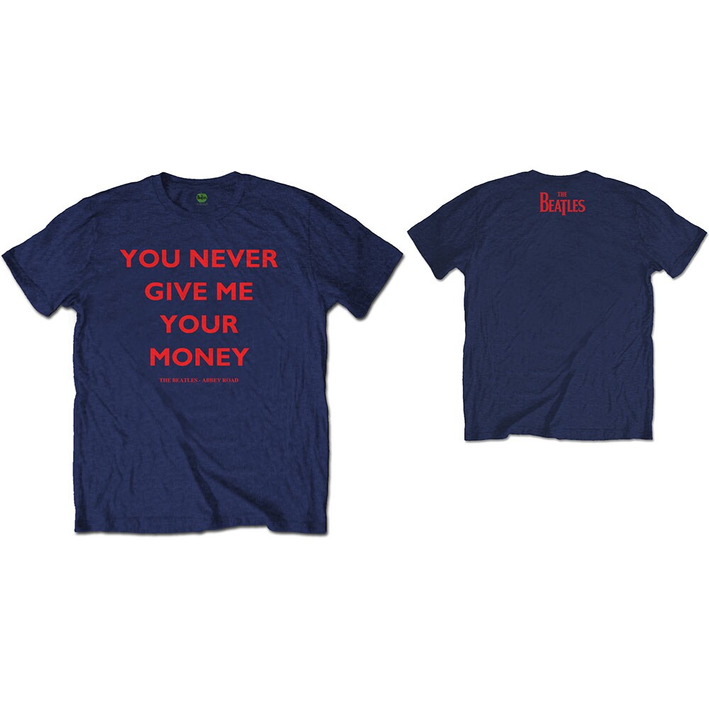 The Beatles Unisex T-Shirt: You Never Give Me Your Money (Back Print) (Medium) - 2