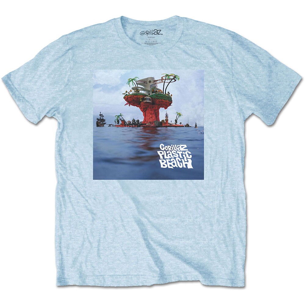 Gorillaz Unisex T-Shirt: Plastic Beach (Small)