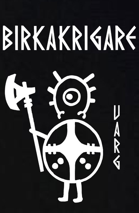T-shirt: Birkakrigare - Varg - Viking Art Kollektion (Medium) - 2