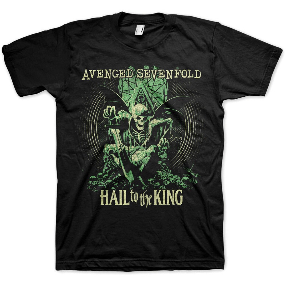 Avenged Sevenfold Unisex T-Shirt: Hail to the King En Vie (Small) - 2