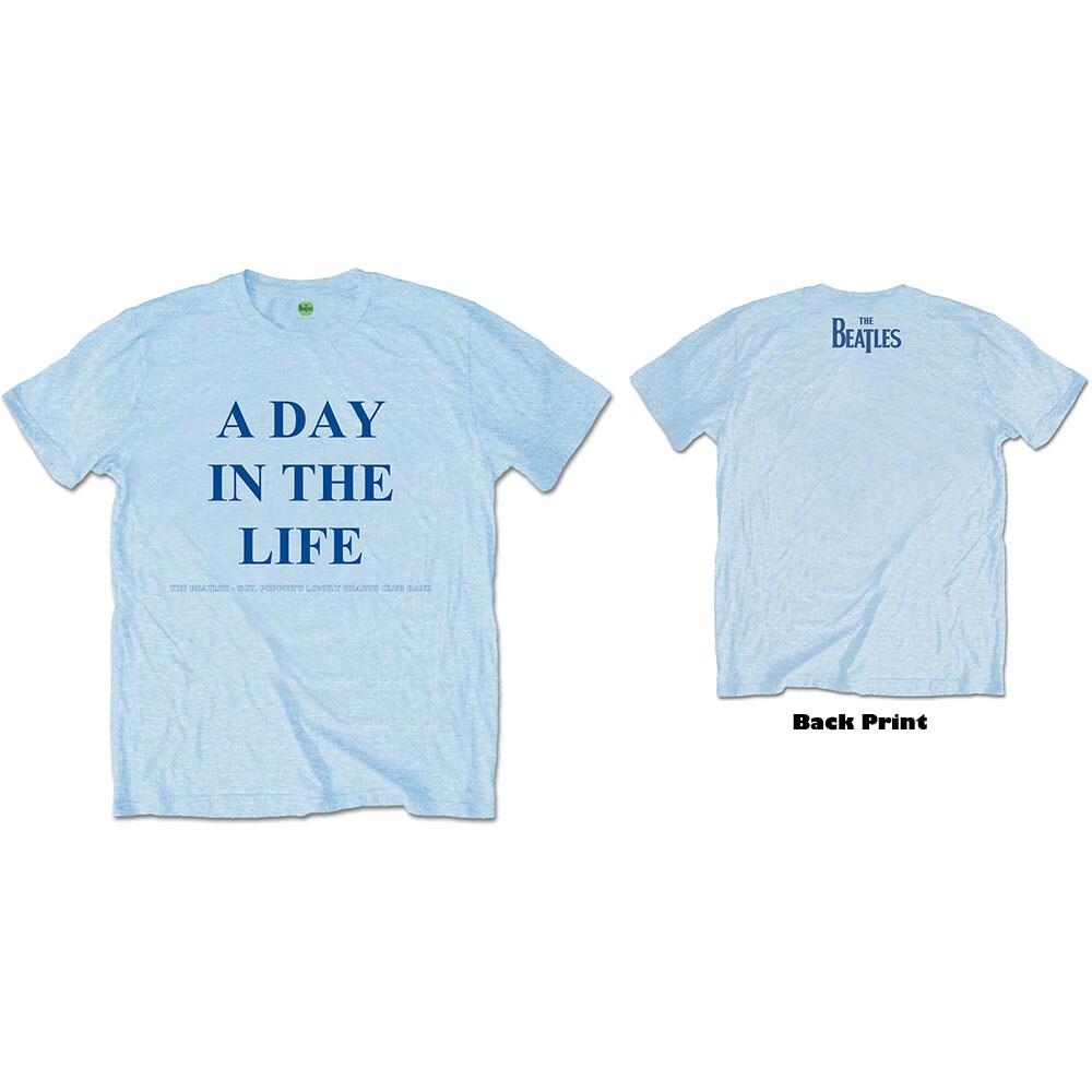 The Beatles Unisex T-Shirt: A Day in the Life (Back Print) (Medium) - 2