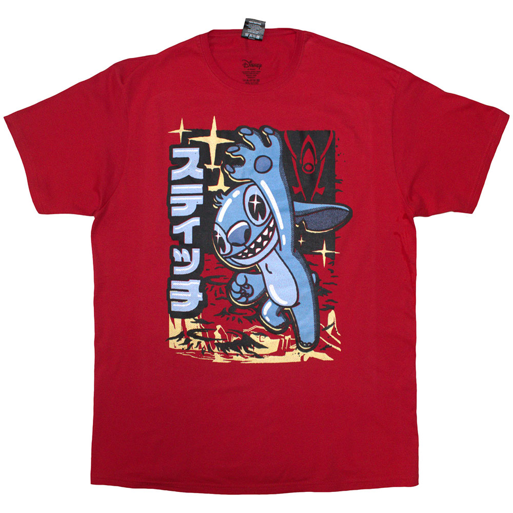 Lilo & Stitch Unisex T-Shirt: Japanese Stitch (Small)