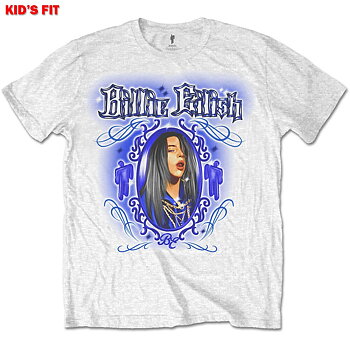 Billie Eilish Kids T-Shirt: Airbrush Photo (9-10 Years)
