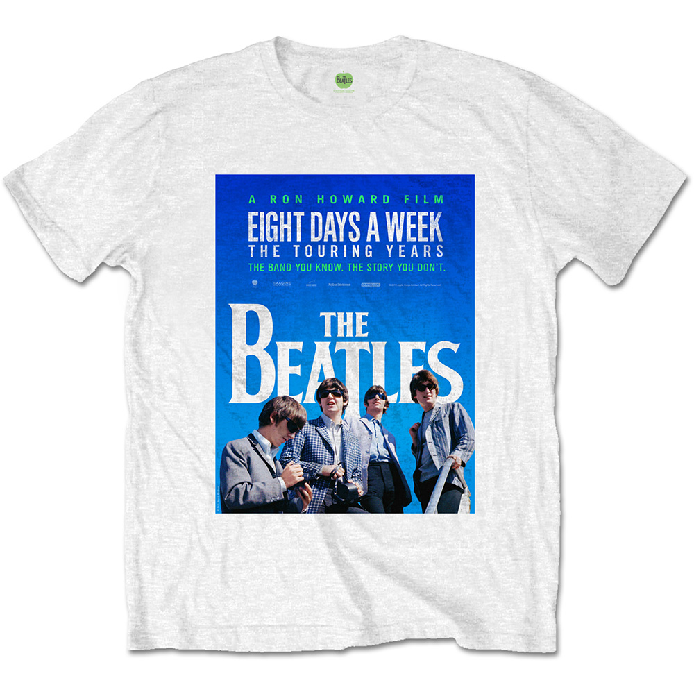 The Beatles Unisex T-Shirt: 8 Days a Week Movie Poster (Small)