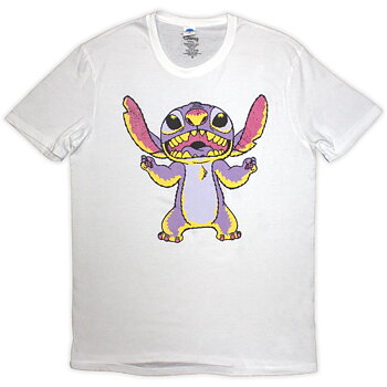 Lilo & Stitch Unisex T-Shirt: Purple Stitch (X-Large)