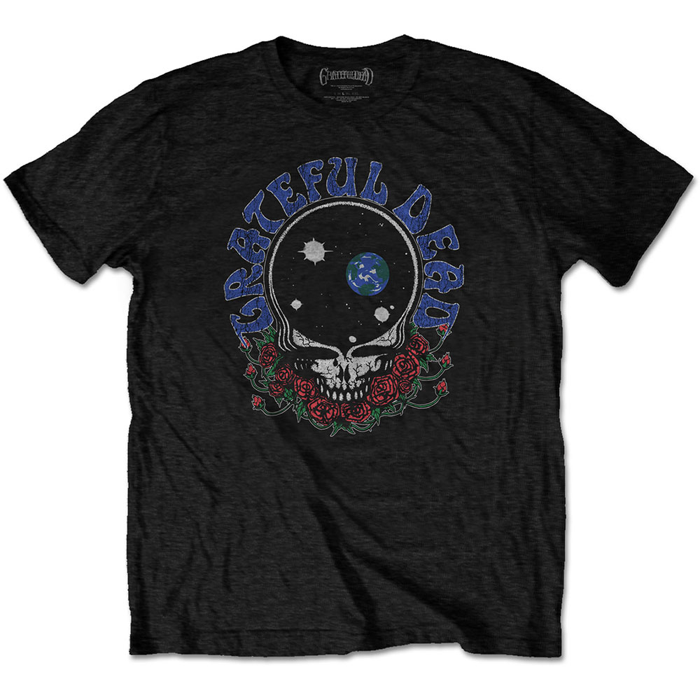 Grateful Dead Space Skull Short-Sleeve T-Shirt- Large