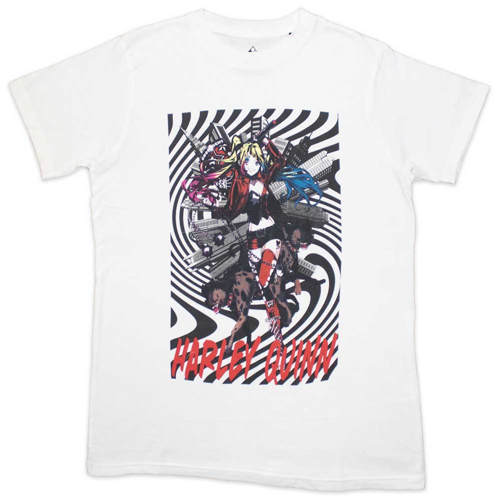 DC Comics Unisex T-Shirt: Harley Quinn Spiral (XX-Large)