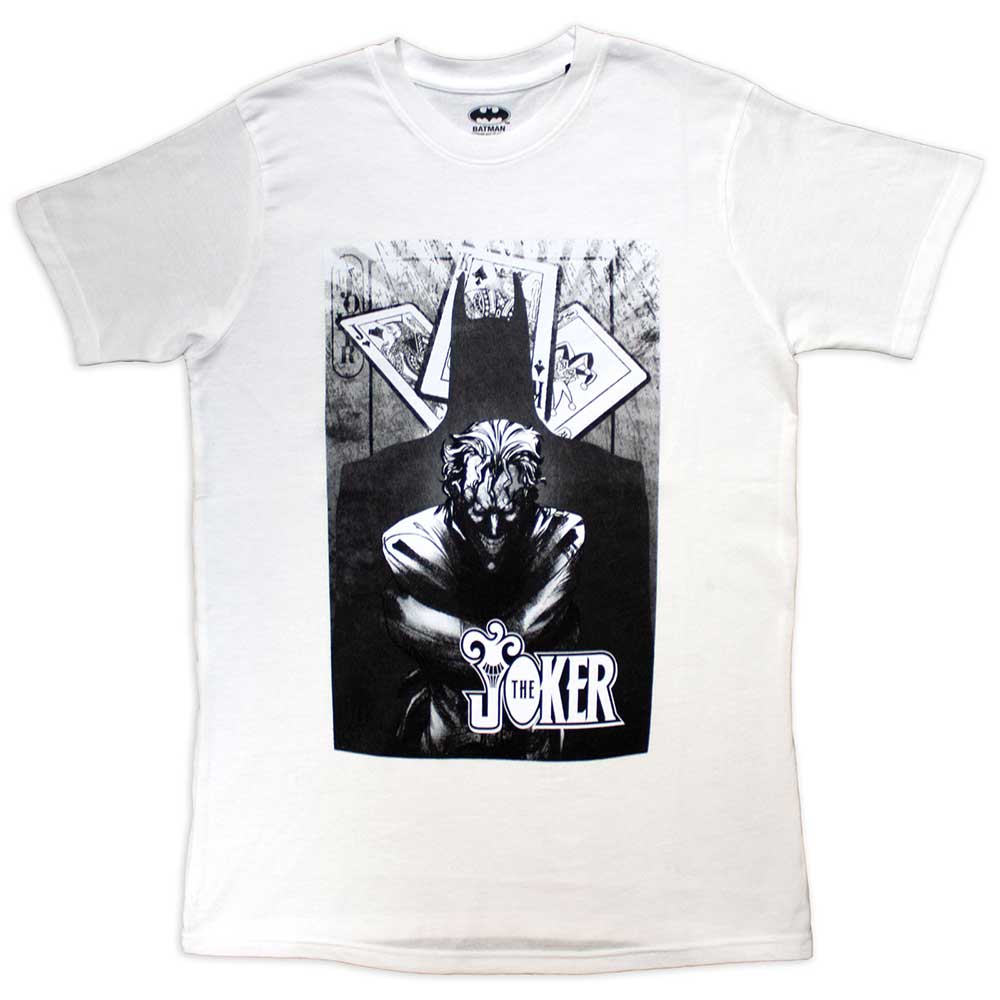 DC Comics Unisex T-Shirt: The Joker Menace (Large)