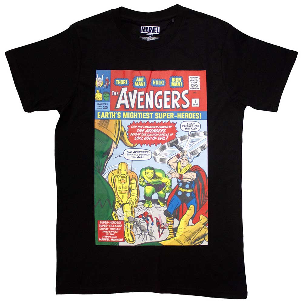 Marvel Comics Unisex T-Shirt: Earth's Mightiest... Comic Cover (Small)