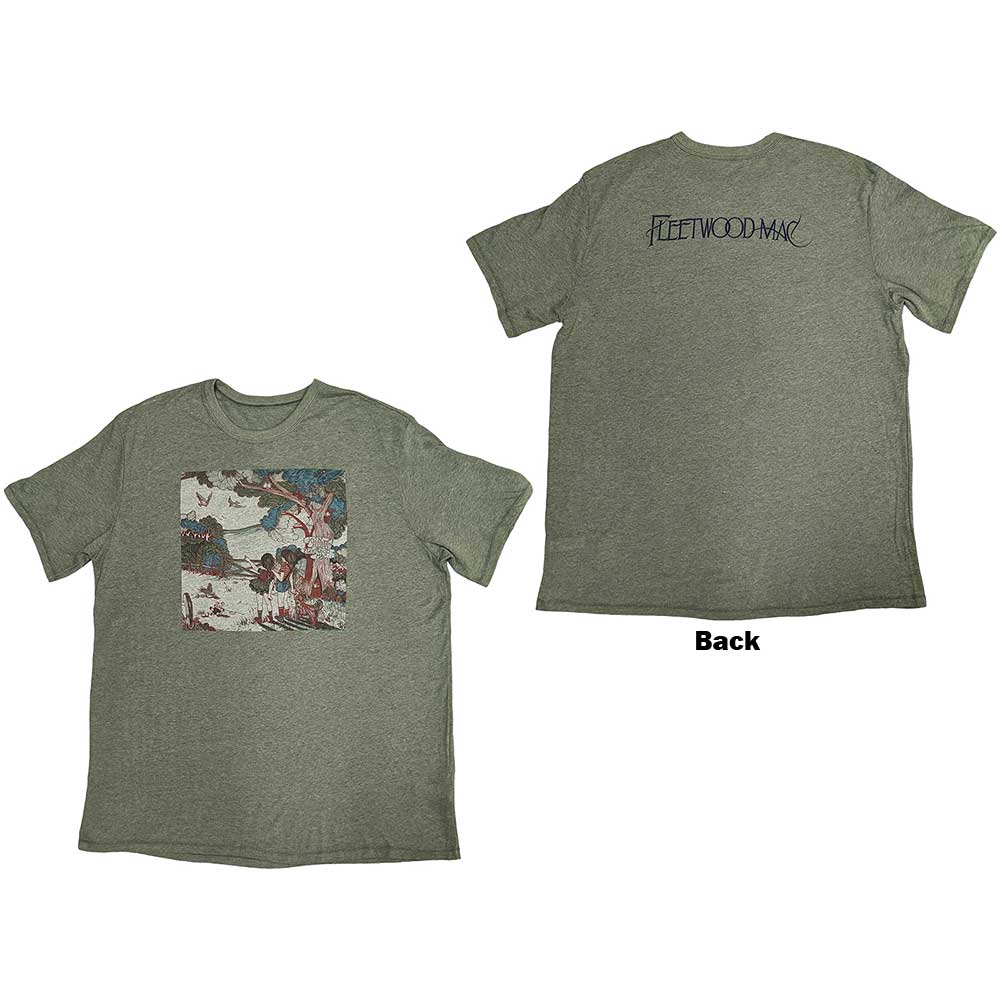 Fleetwood Mac Unisex T-Shirt: Kiln House Album Art (Back Print & Ex-Tour) (XX-Large)