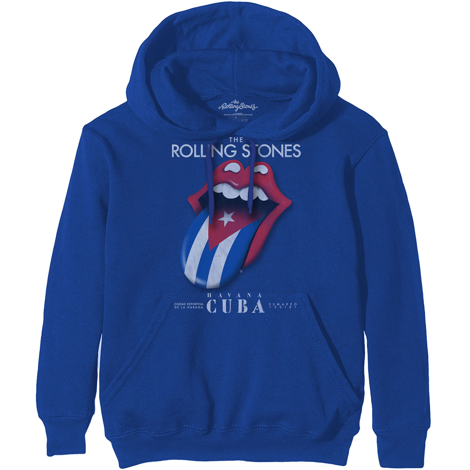 The Rolling Stones Unisex Pullover Hoodie: Havana Cuba (Medium) - 2