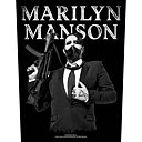 Marilyn Manson Back Patch: Machine Gun