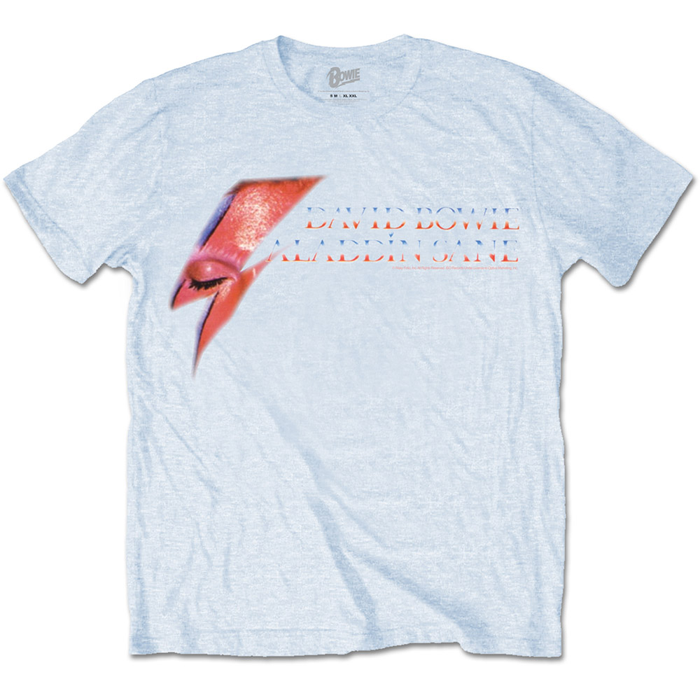 David Bowie Unisex T-Shirt: Aladdin Sane Eye Flash (Medium)