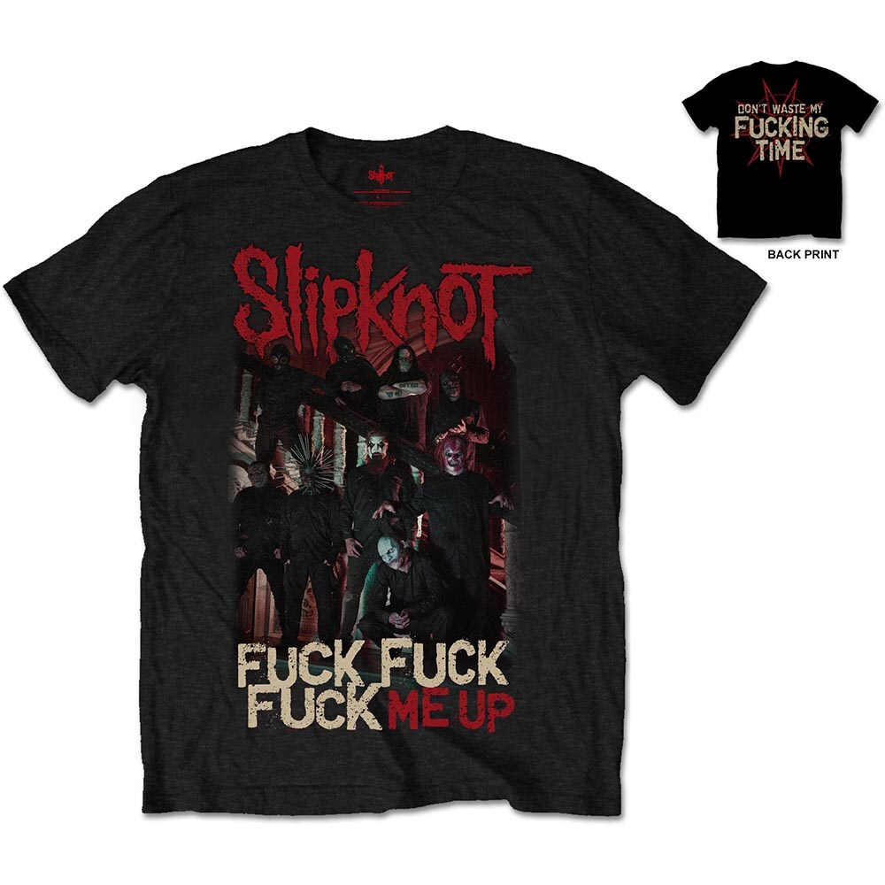 Slipknot Unisex T-Shirt: Fuck Me Up (Back Print) (Large) - 2