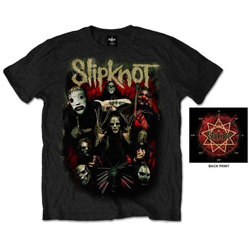 Slipknot Unisex T-Shirt: Come Play Dying (Back Print) (Large) - 2