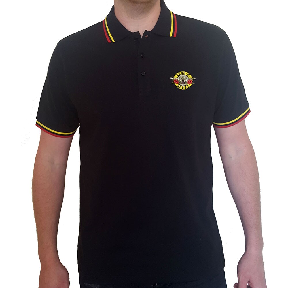 Guns N' Roses Unisex Polo Shirt: Classic Logo (Large)