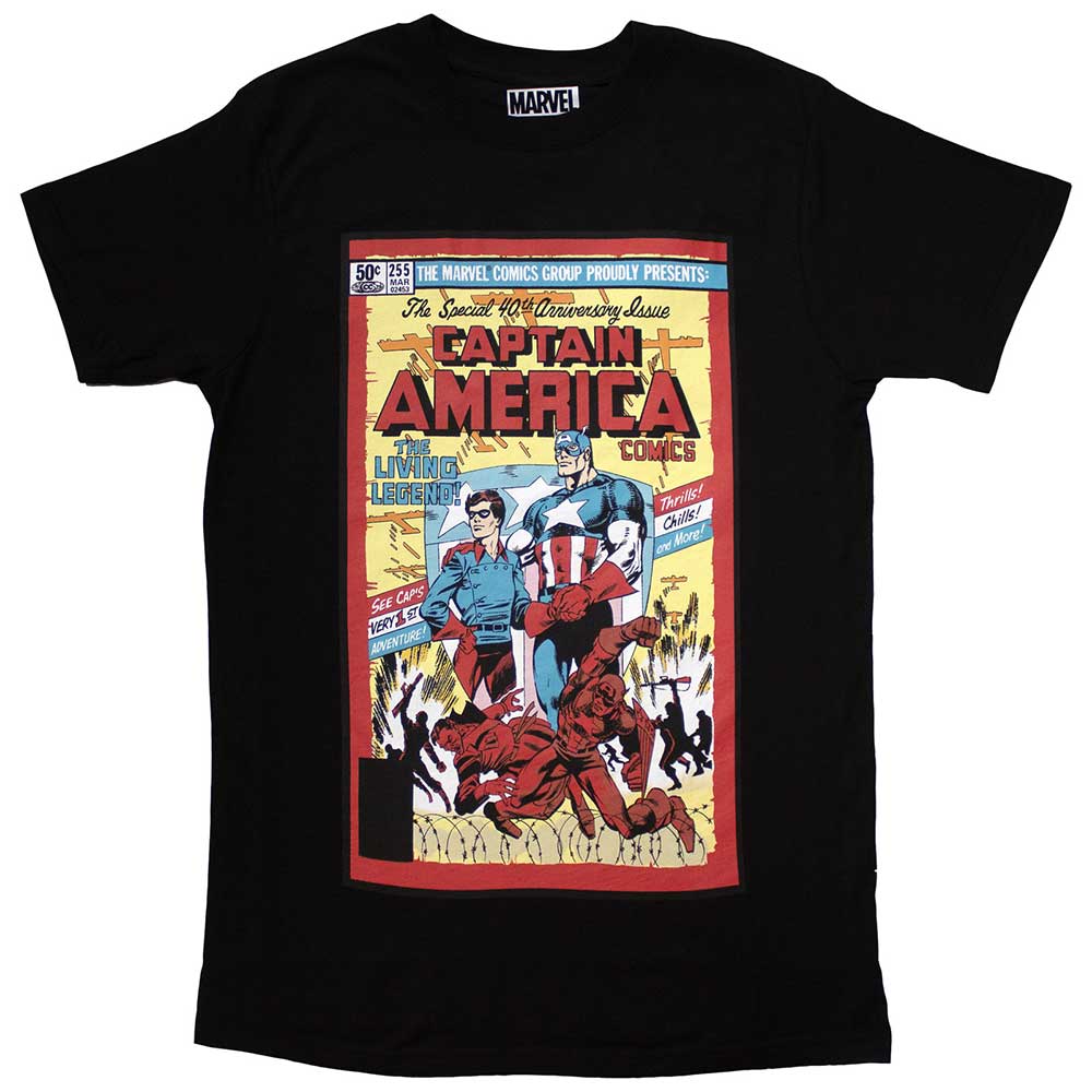 Marvel Comics Unisex T-Shirt: Living Legend Comic Cover (Small)