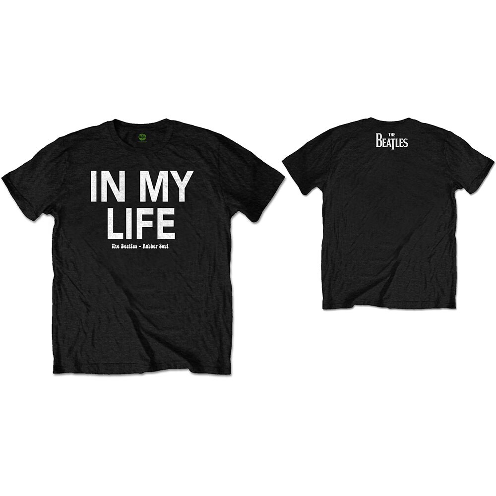 The Beatles Unisex T-Shirt: In My Life (Back Print) (Large) - 2
