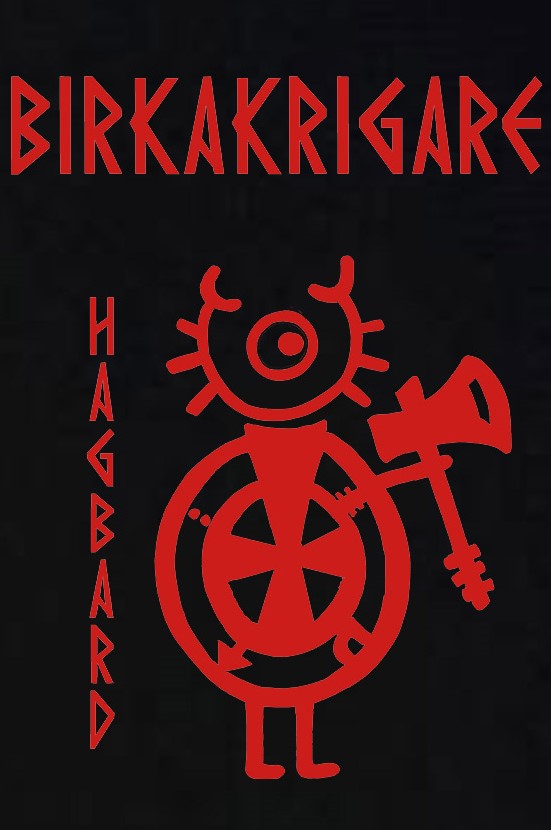 T-shirt: Birkakrigare - Hagbard - Viking Art Kollektion (Medium) - 2