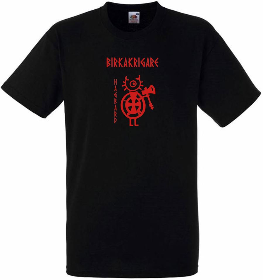 T-shirt: Birkakrigare - Hagbard - Viking Art Kollektion (X-Large)
