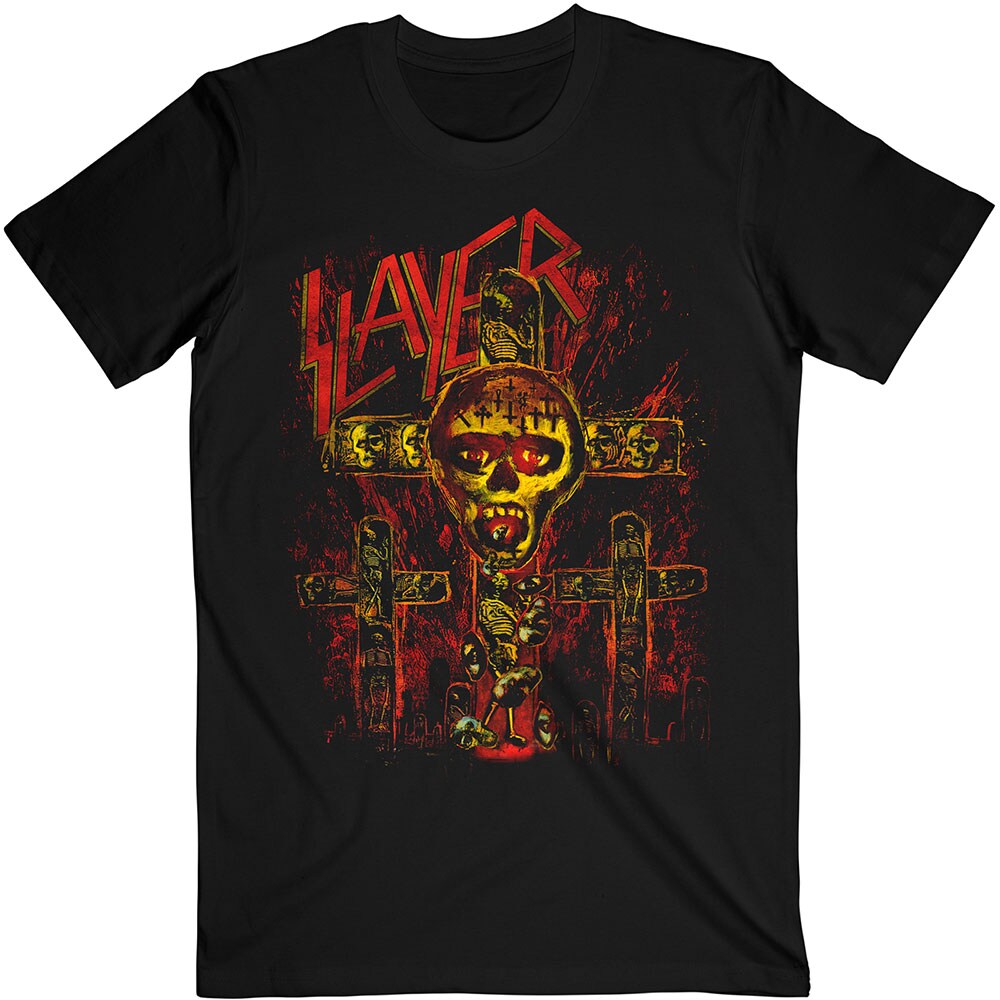 Slayer Unisex T-Shirt: SOS Crucifixion (Large)