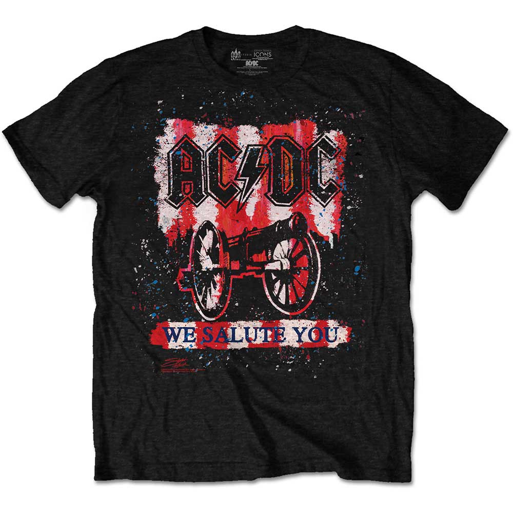 AC/DC Unisex T-Shirt: We Salute You Bold (Medium)