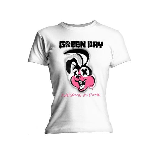 Green Day Ladies T-Shirt: Road Kill (Skinny Fit) (Large)