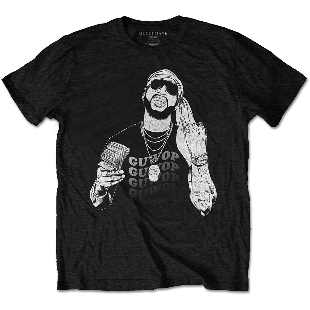 Gucci Mane (GUWOP) Unisex T-Shirt: Pinkies Up (Small)
