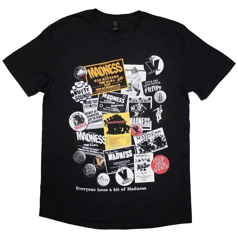 Madness Unisex T-Shirt: Posters & Stickers (Medium)